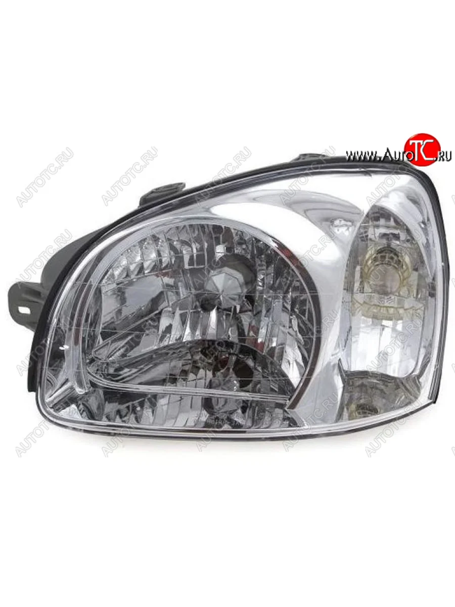 Левая фара (под корректор) DEPO Hyundai Santa Fe SM (2000-2012)  в Перми Пермском крае