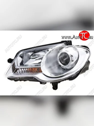 Левая фара (с электрокорректором) DEPO Volkswagen Touran 1T 1-ый рестайлинг минивэн (2006-2010)
