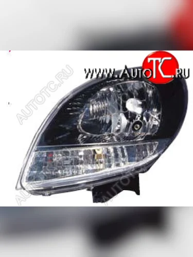 Левая фара (под корректор) DEPO Renault Kangoo KC рестайлинг (2003-2007)