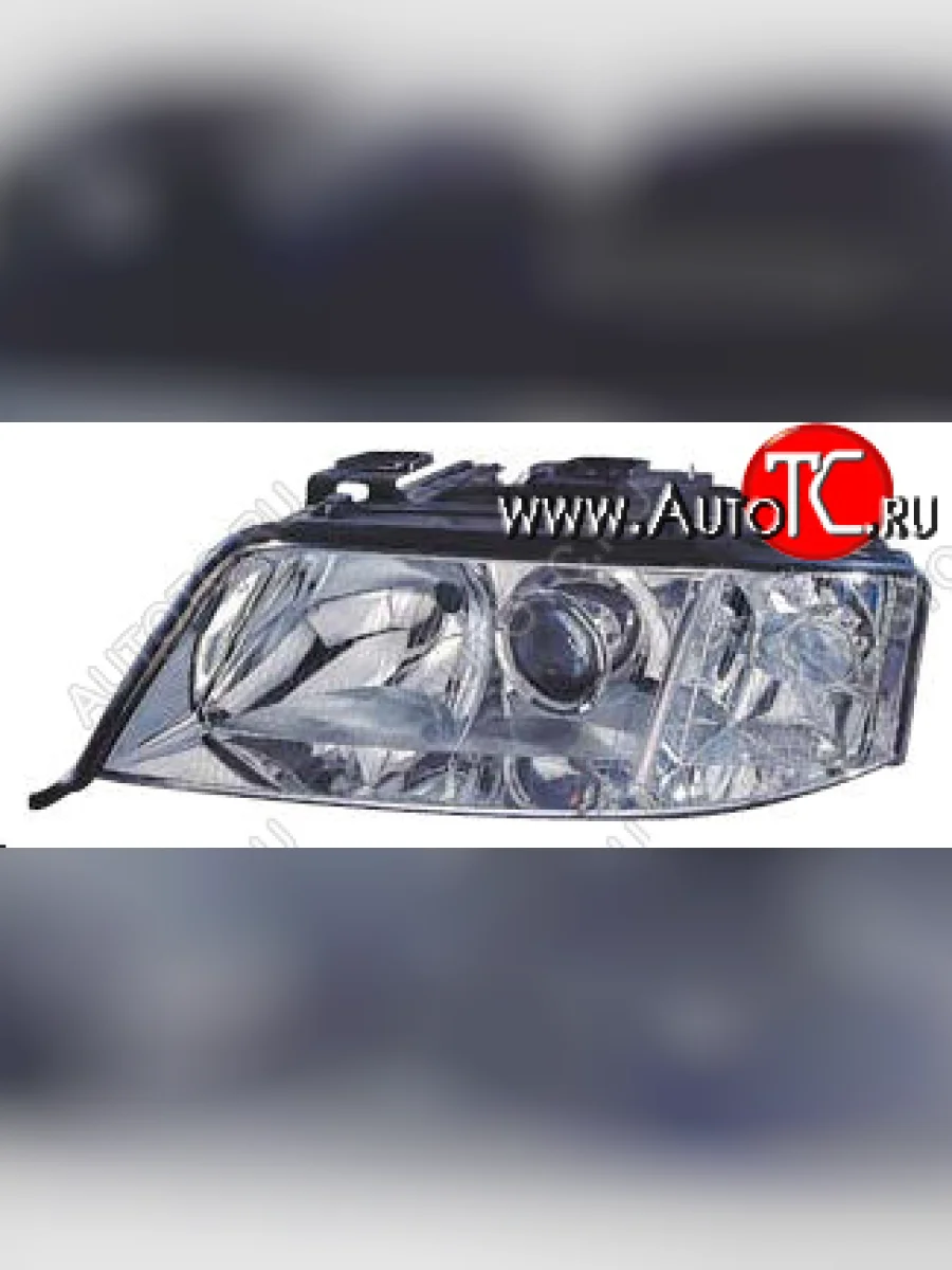 Левая фара (ксенон, под корректор) DEPO Audi A6 C5 дорестайлинг, седан (1997-2001)  в Перми Пермском крае