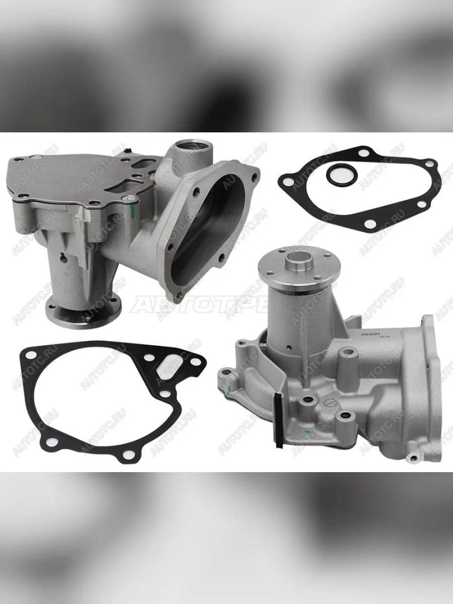 Насос водяного охлаждения с прокладкой 4D56 AISIN Mitsubishi L200 5 KK,KL дорестайлинг (2015-2019)  с доставкой в г. Пермь