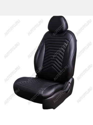 Комплект чехлов для сидений (РЗС 40/60 3Г Орегон) БАЙРОН ст ПРЕЗИДЕНТ Lord Autofashion (черный, вставка черная, строчка черная) Hyundai IX35 ( LM,  NU) (2009-2025), KIA Sportage  3 SL (2010-2016)