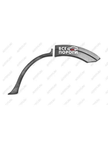 Ремонтные арки передних крыльев (Правая арка) внедорожник 3 дверей Vseporogi  (Оцинкованная сталь 0,8мм) Mitsubishi Pajero 4 V80 дорестайлинг (2006-2011)