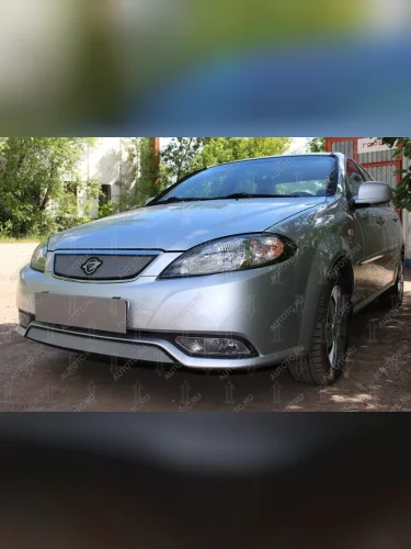 Защита радиатора (верх) Стрелка11 Стандарт (хром) Ravon Gentra (2015-2025)