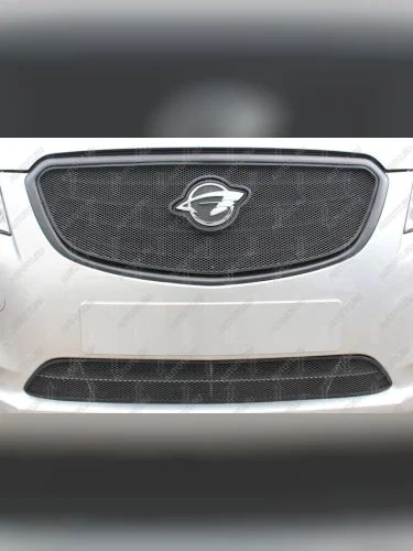 Защита радиатора (верх) (кроме Элеганс) Стрелка11 Стандарт (черная) Ravon R2 (2016-2025)