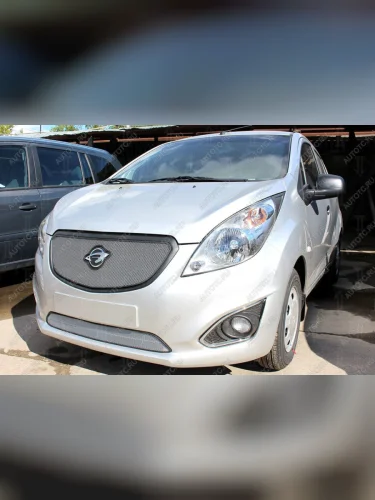 Защита радиатора (верх) (кроме Элеганс) Стрелка11 Стандарт (хром) Ravon R2 (2016-2025)