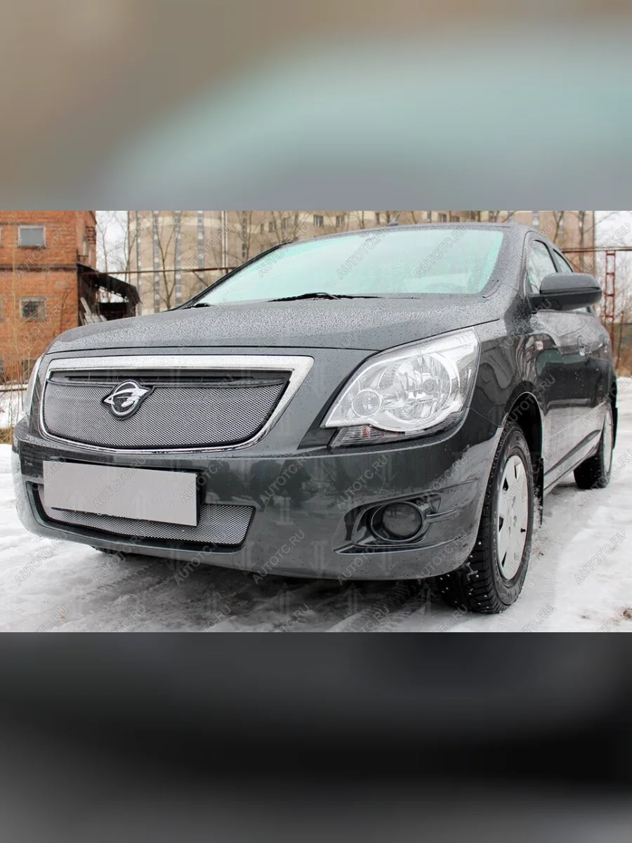 Защита радиатора (верх) Стрелка11 Стандарт Ravon R4 (2016-2020) (хром)  в Перми Пермском крае