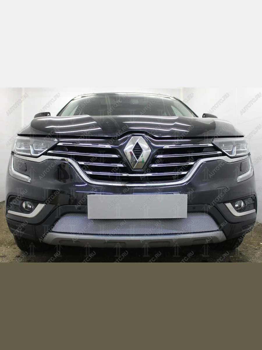 Защита радиатора Стрелка11 Стандарт Renault Koleos 2 (2016-2025) (хром)  в Керчи Республика Крым