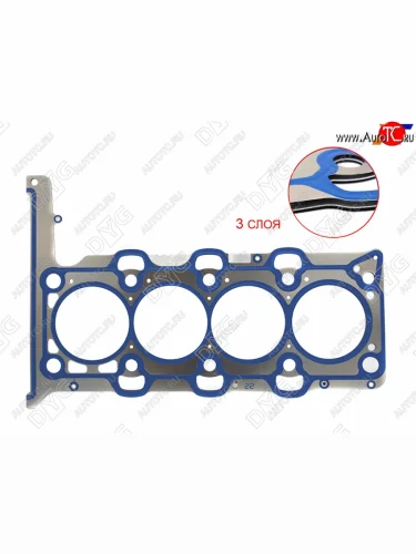 Прокладка ГБЦ D4HB 2,2 (T-1,3) DYG KIA Sorento XM рестайлинг (2012-2015)