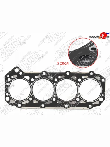 Прокладка ГБЦ Металл (T0,65) ZD30DDTI STONE Nissan Patrol ( 5,  6) - Safari  Y61