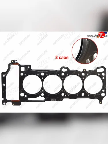 Прокладка ГБЦ QG18 SAT Nissan Almera 2 N16 седан дорестайлинг (2000-2003)