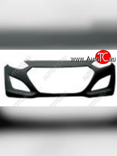 Передний бампер CHINA Hyundai I30 2 GD дорестайлинг, хэтчбэк 5 дв. (2011-2015)