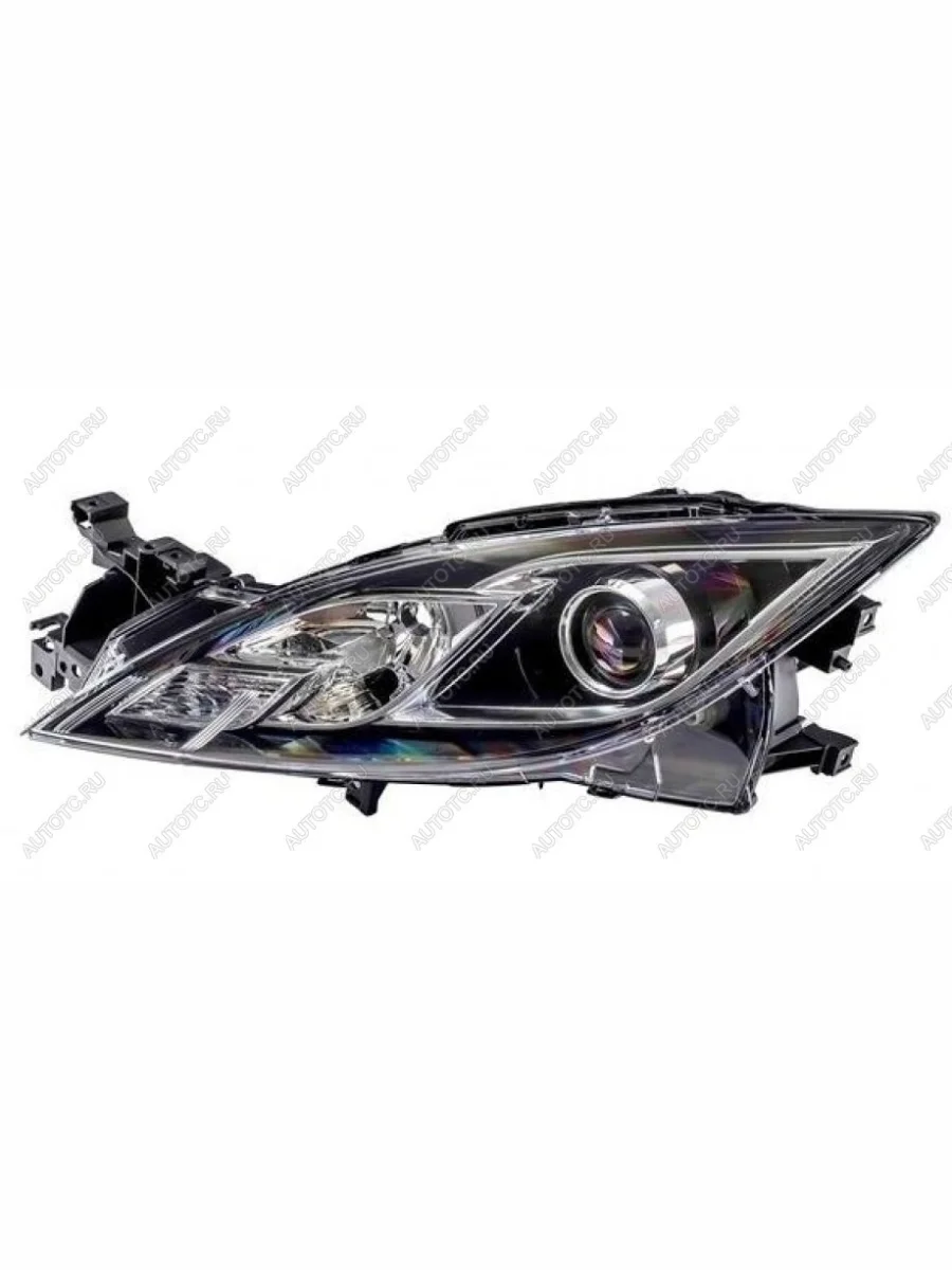 Левая фара (под корректор) DEPO Mazda 6 GH дорестайлинг седан (2007-2010)  в Самаре Самарской области