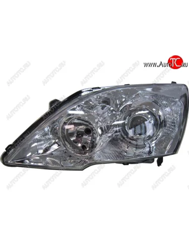 Левая фара (корректор, линзован) CHINA Honda CR-V RE1,RE2,RE3,RE4,RE5,RE7 дорестайлинг (2007-2010)