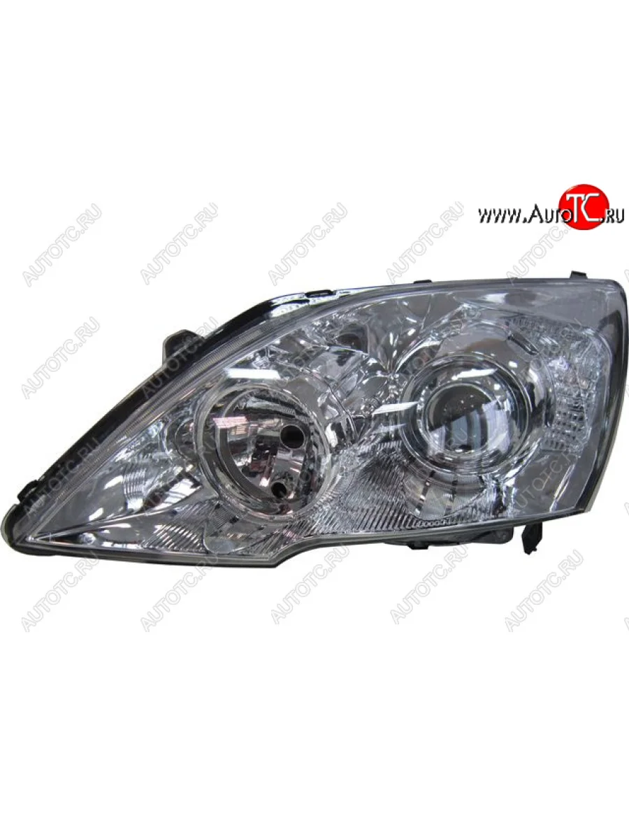 Левая фара (корректор, линзован) CHINA Honda CR-V RE1,RE2,RE3,RE4,RE5,RE7 дорестайлинг (2007-2010)  в Самаре Самарской области