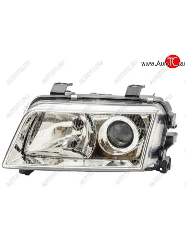 Левая фара (линзован) DEPO Audi A4 B5 8D2 седан дорестайлинг (1994-1997)