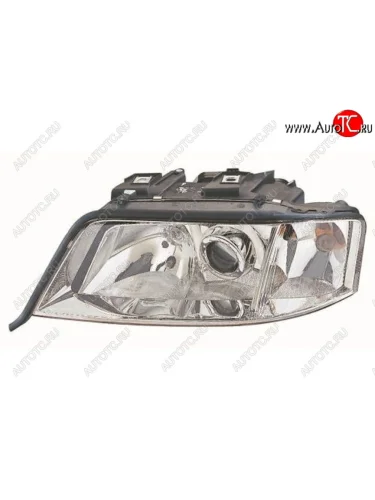 Левая фара (под корректор) DEPO Audi A6 C5 дорестайлинг, седан (1997-2001)