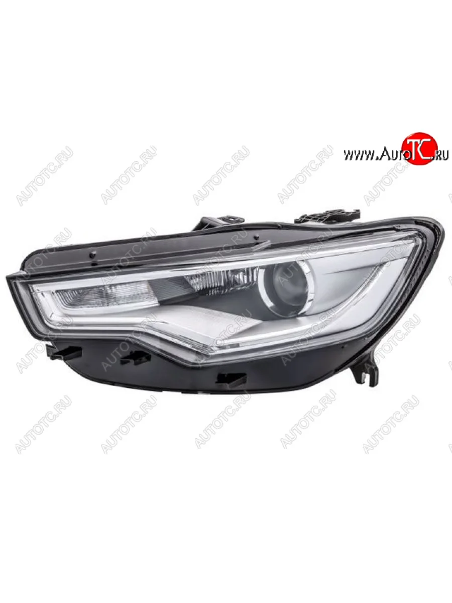 Левая фара (с электрокорректором, ксенон) DEPO Audi A6 C7 дорестайлинг, седан (2010-2014)  в Керчи Республика Крым