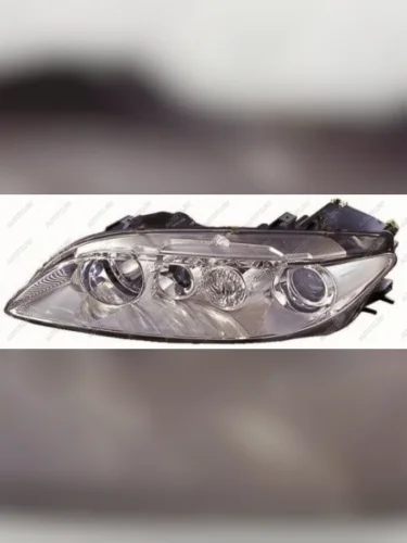 Левая фара (с электрокорректором) DEPO Mazda 6 GG седан дорестайлинг (2002-2005)