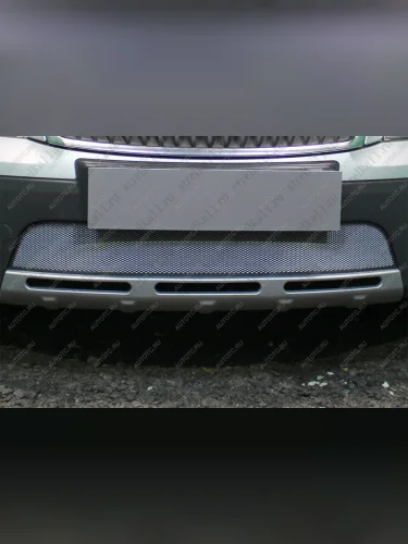 Защита радиатора Стрелка11 Стандарт (хром) Skoda Octavia A5 дорестайлинг универсал (2004-2008)