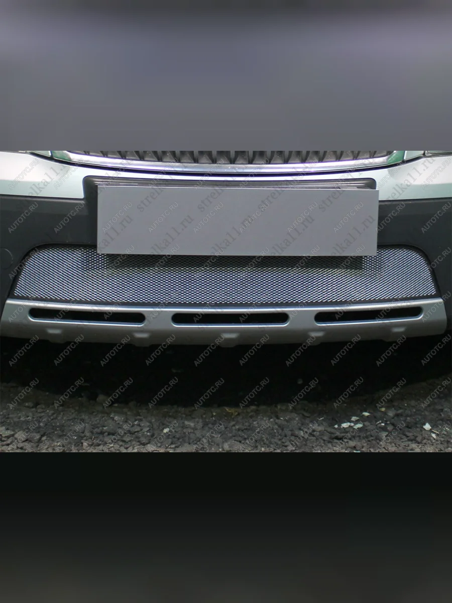 Защита радиатора Стрелка11 Стандарт Skoda Octavia A5 дорестайлинг универсал (2004-2008) (хром)  в Керчи Республика Крым