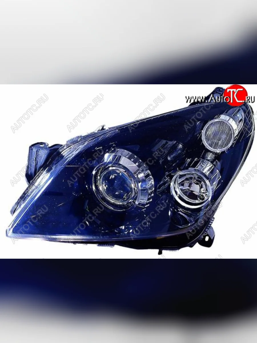 Левая фара (с электрокорректором, ксенон) DEPO Opel Astra H седан дорестайлинг (2004-2007)  в Керчи Республика Крым