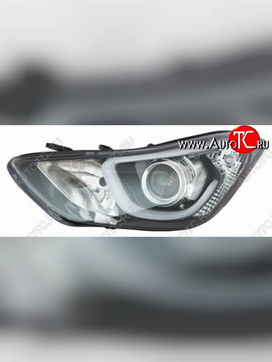 Левая фара (под корректор, диодная) DEPO Hyundai Elantra MD рестайлинг (2013-2016)  в Керчи Республика Крым
