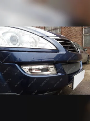 Защита радиатора Стрелка11 Стандарт (хром) SSANGYONG Kyron дорестайлинг (2005-2007)