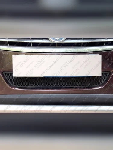 Защита радиатора Стрелка11 Стандарт (черная) SSANGYONG Rexton Y290 (2012-2017)