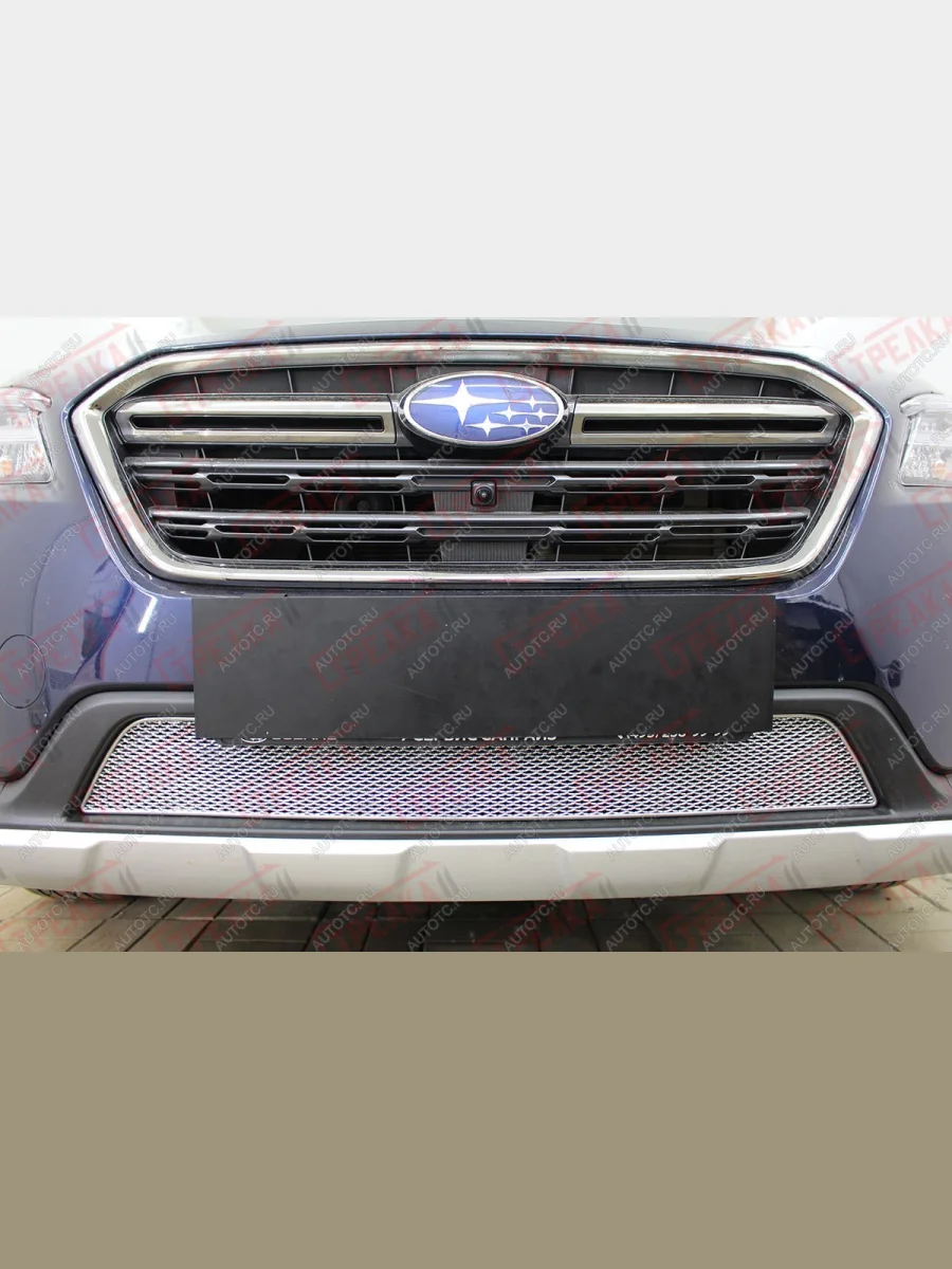 Защита радиатора Стрелка11 PREMIUM Subaru Outback BS/B15 рестайлинг универсал (2017-2021) (хром)  В Кинешме Ивановской области