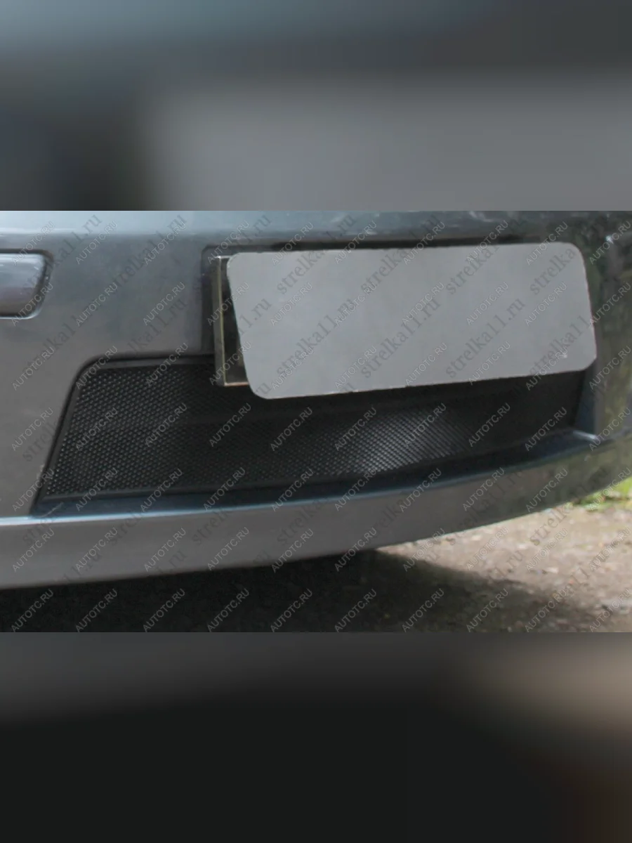  Защита радиатора Стрелка11 Стандарт  Suzuki Liana (2001-2008) седан (черная)  в Самаре Самарской области