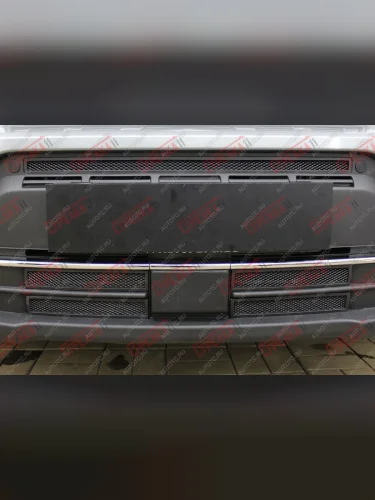 Защита радиатора (низ 4 части) Стрелка11 Стандарт (черная) Suzuki Vitara LY рестайлинг (2018-2025)