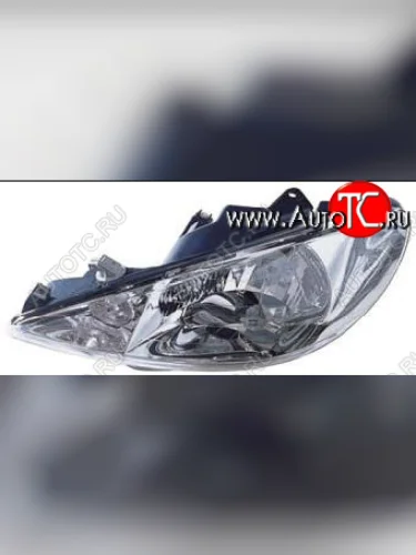 Левая фара (под корректор) BODYPARTS Peugeot 206 хэтчбэк 5 дв. 2AC дорестайлинг (1998-2003)