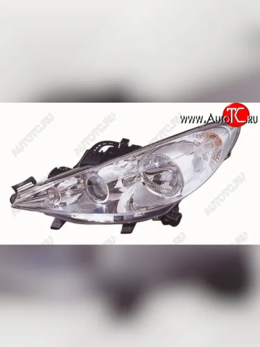 Левая фара (с электрокорректором, с противотум) BODYPARTS Peugeot 207 WC хэтчбэк 5 дв. дорестайлинг (2006-2009)