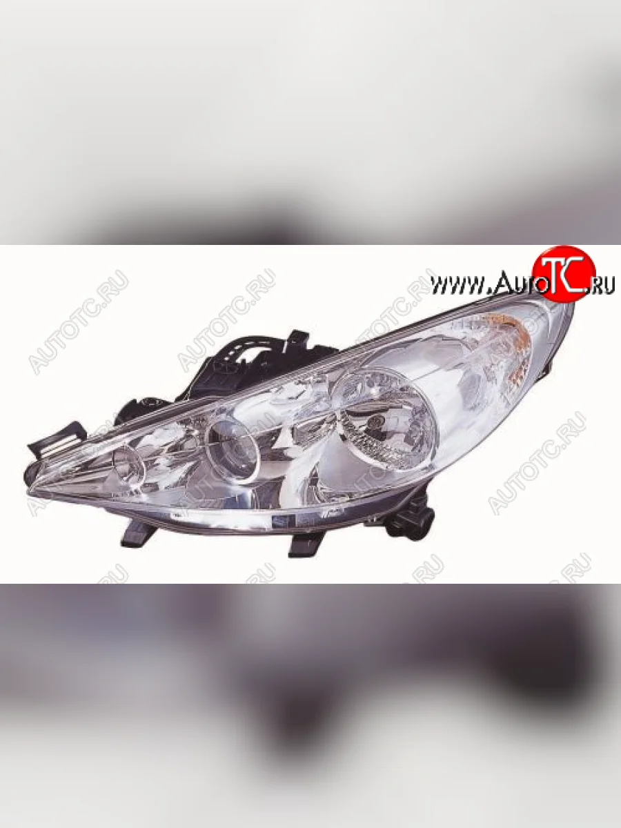Левая фара (с электрокорректором, с противотум) BODYPARTS Peugeot 207 WC хэтчбэк 5 дв. дорестайлинг (2006-2009)  с доставкой в г. Пермь