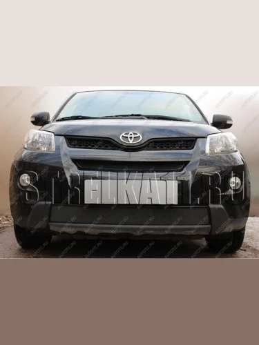 Защита радиатора (верх) Стрелка11 Стандарт (черная) Toyota Urban Cruiser (2008-2016) 5 дв.