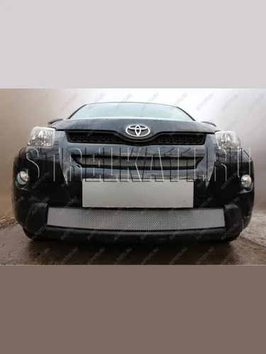 Защита радиатора (низ) Стрелка11 Стандарт (хром) Toyota Urban Cruiser (2008-2016) 5 дв.