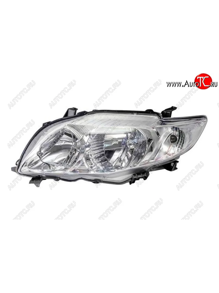 Левая фара (под корректор) BodyParts Toyota Corolla E150 седан дорестайлинг (2006-2010)  в Самаре Самарской области