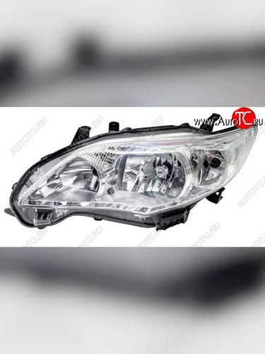 Левая фара (под корректор) BodyParts Toyota Corolla E150 седан дорестайлинг (2006-2010)