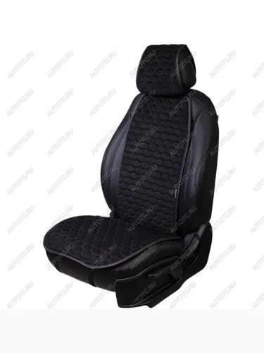 Накидка на сиденье (1 место Афины) МОНРО ст СОТА Lord Autofashion (черный, строчка черная) 