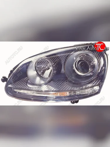 Левая фара (с электрокорректором, ксенон) BodyParts Volkswagen Golf 5 Mk5 хэтчбэк 5 дв. (2003-2009)