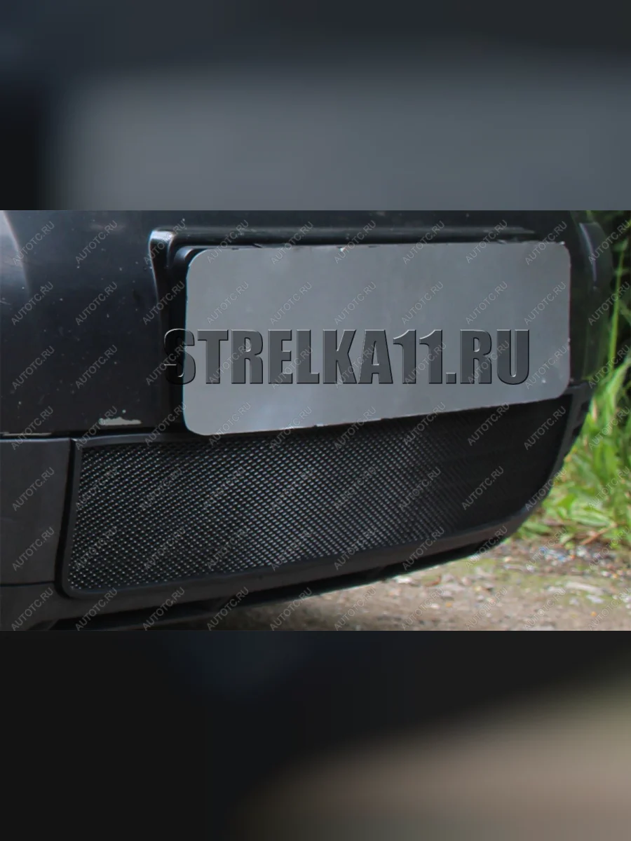 Защита радиатора Стрелка11 Стандарт Volkswagen Passat B5.5 универсал рестайлинг (2000-2005) (черная)  в Перми Пермском крае