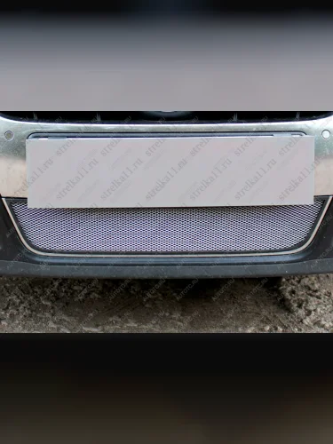 Защита радиатора Стрелка11 Стандарт (хром) Volkswagen Passat B6 седан (2005-2011)