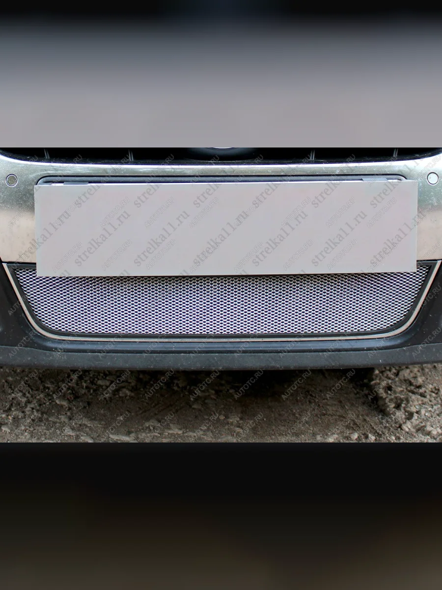 Защита радиатора Стрелка11 Стандарт Volkswagen Passat B6 седан (2005-2011) (хром)  в Самаре Самарской области