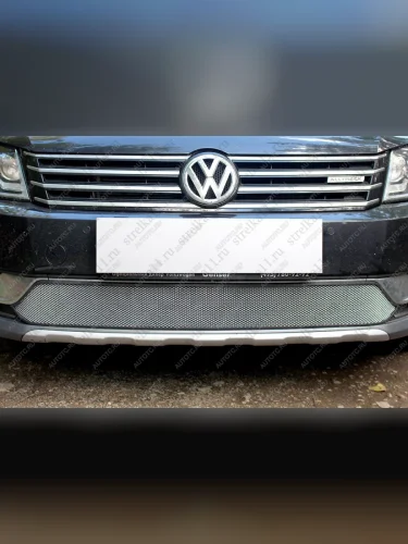 Защита радиатора (AllTrack) Стрелка11 Стандарт (хром) Volkswagen Passat B7 универсал (2010-2015)
