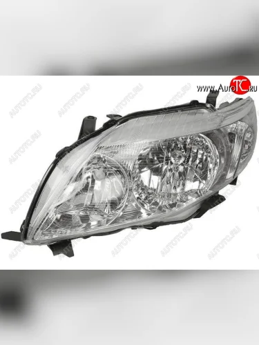 Левая фара (под корректор) BODYPARTS Toyota Corolla E150 седан дорестайлинг (2006-2010)
