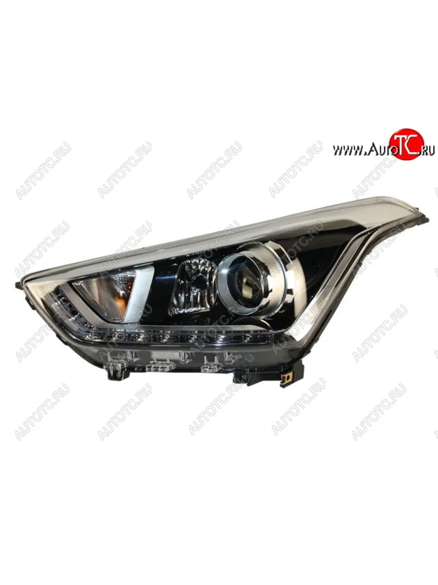 Левая фара (диодная) BODYPARTS Hyundai Creta GS дорестайлинг (2015-2019)  в Перми Пермском крае