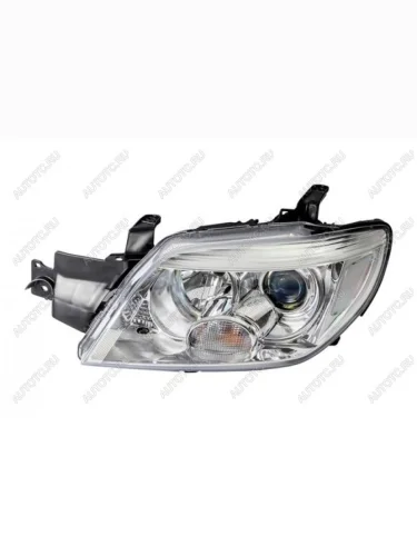 Левая фара (без корректора, линзован) BodyParts Mitsubishi Outlander CU (2003-2009)