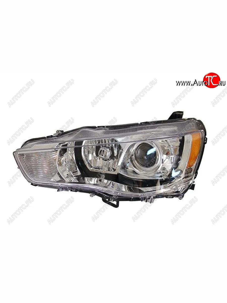 Левая фара (с электрокорректором, линзован) BODYPARTS Mitsubishi Outlander XL (CW)  рестайлинг (2010-2013)  в Керчи Республика Крым