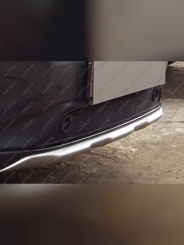 Защита радиатора (с парктроником) Стрелка11 Стандарт (черная) Volvo XC60  рестайлинг (2013-2017)